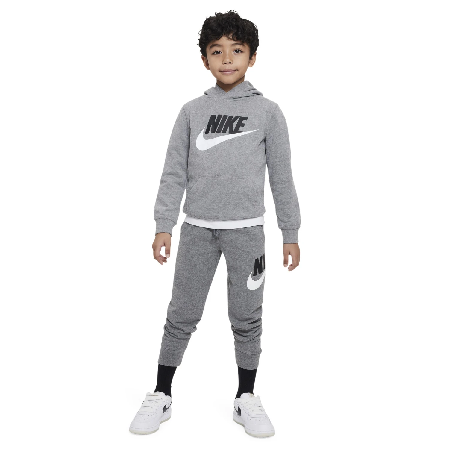 Nike Boys Club HBR Joggers In Grey 2 Nike Boys Club HBR Joggers In Grey - Image 2