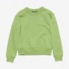 Acne Studios Kids Fairah Face Sweatshirt In Green