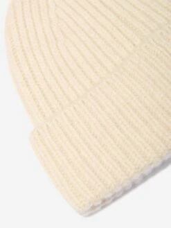 Acne Studios Kids Wool Knitted Beanie Hat In Beige 11 Acne Studios Kids Wool Knitted Beanie Hat In Beige -Childrens Clothing Store ACNS4004 OATMEAL MELANGE 4