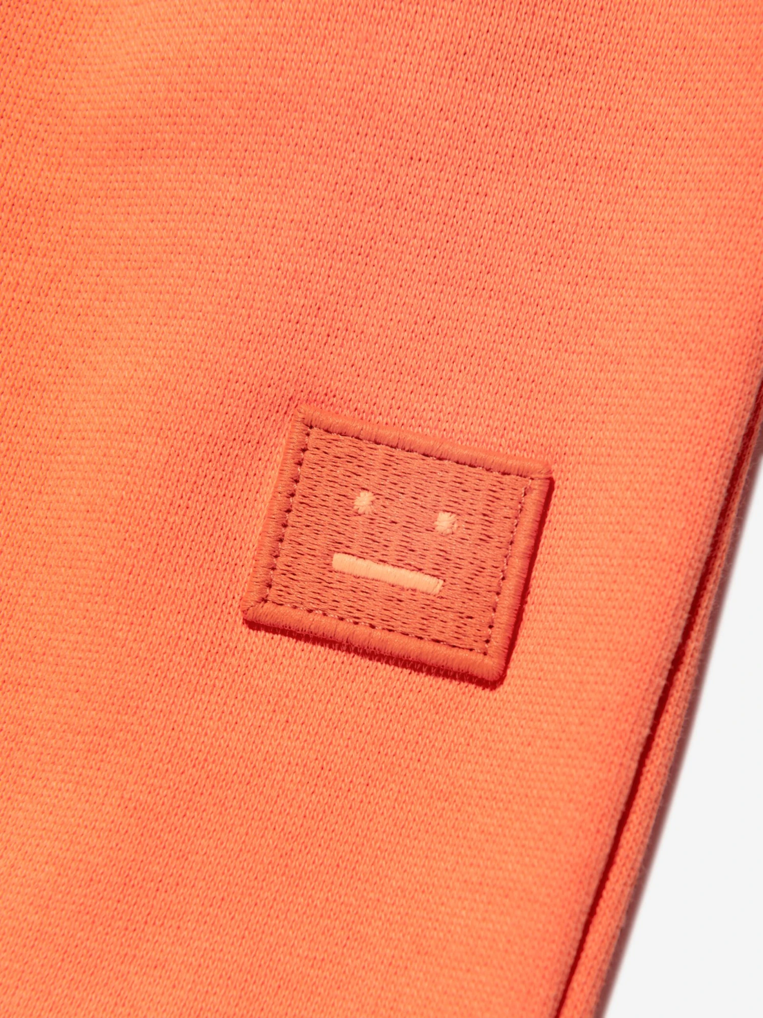 Acne Studios Kids Logo Joggers In Orange 3 Acne Studios Kids Logo Joggers In Orange - Image 3