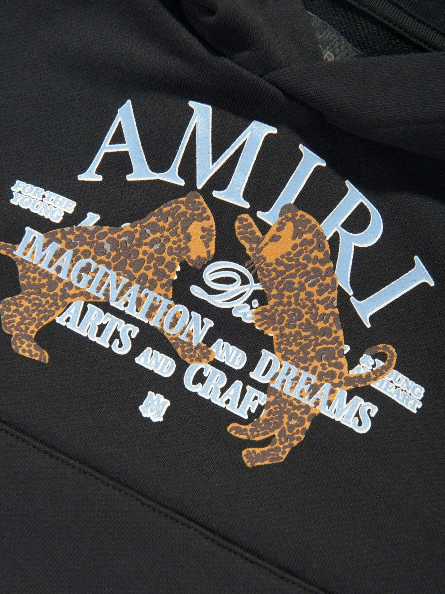 Amiri Kids Arts District Leopard Hoodie In Black 3 Amiri Kids Arts District Leopard Hoodie In Black - Image 3
