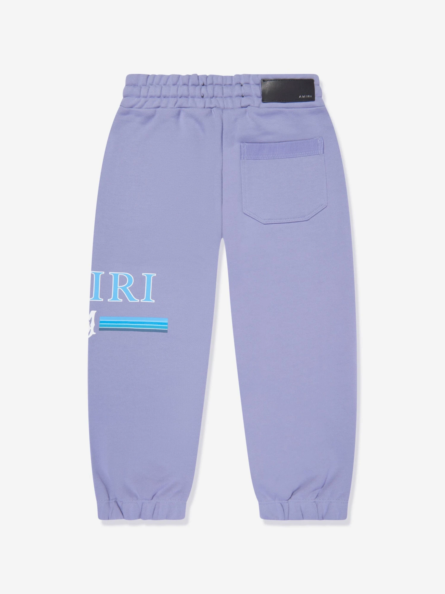 Amiri Kids Bar Logo Joggers In Blue 2 Amiri Kids Bar Logo Joggers In Blue - Image 2