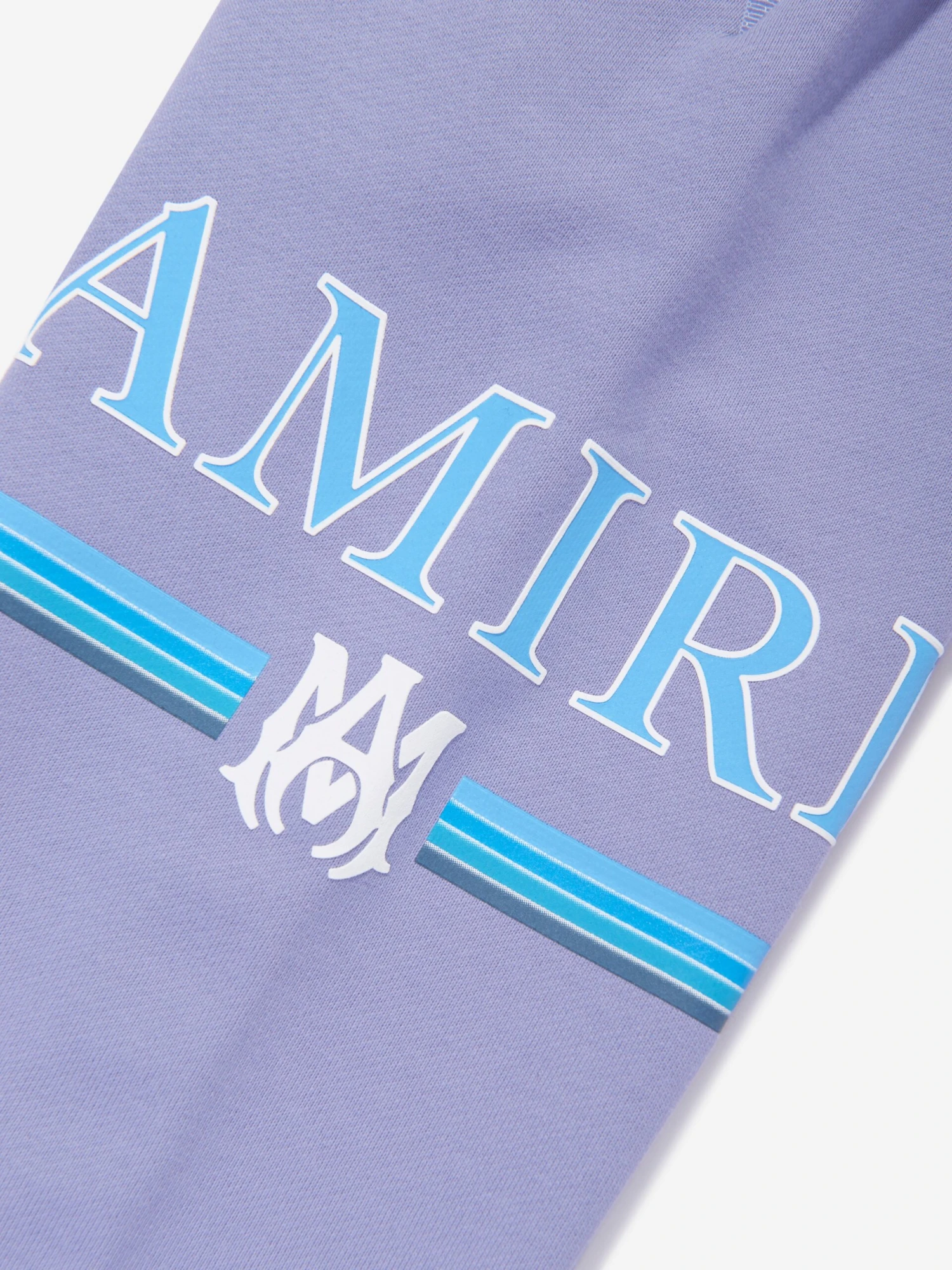 Amiri Kids Bar Logo Joggers In Blue 3 Amiri Kids Bar Logo Joggers In Blue - Image 3