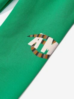 Amiri Kids Snake Logo Joggers In Green -Childrens Clothing Store AMRS4021 GREEN 4