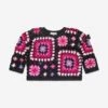 Girls Sheila Crochet Jumper In Multicolour