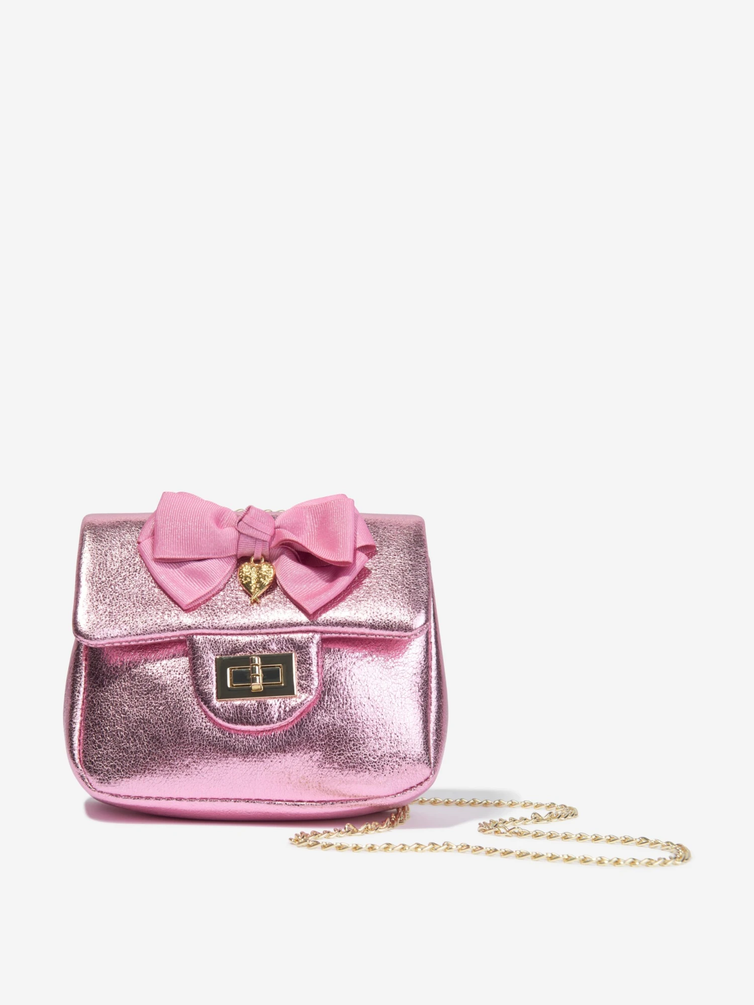 Girls Skyla Metallic Bag In Pink (17cm) 1 Girls Skyla Metallic Bag In Pink (17cm)