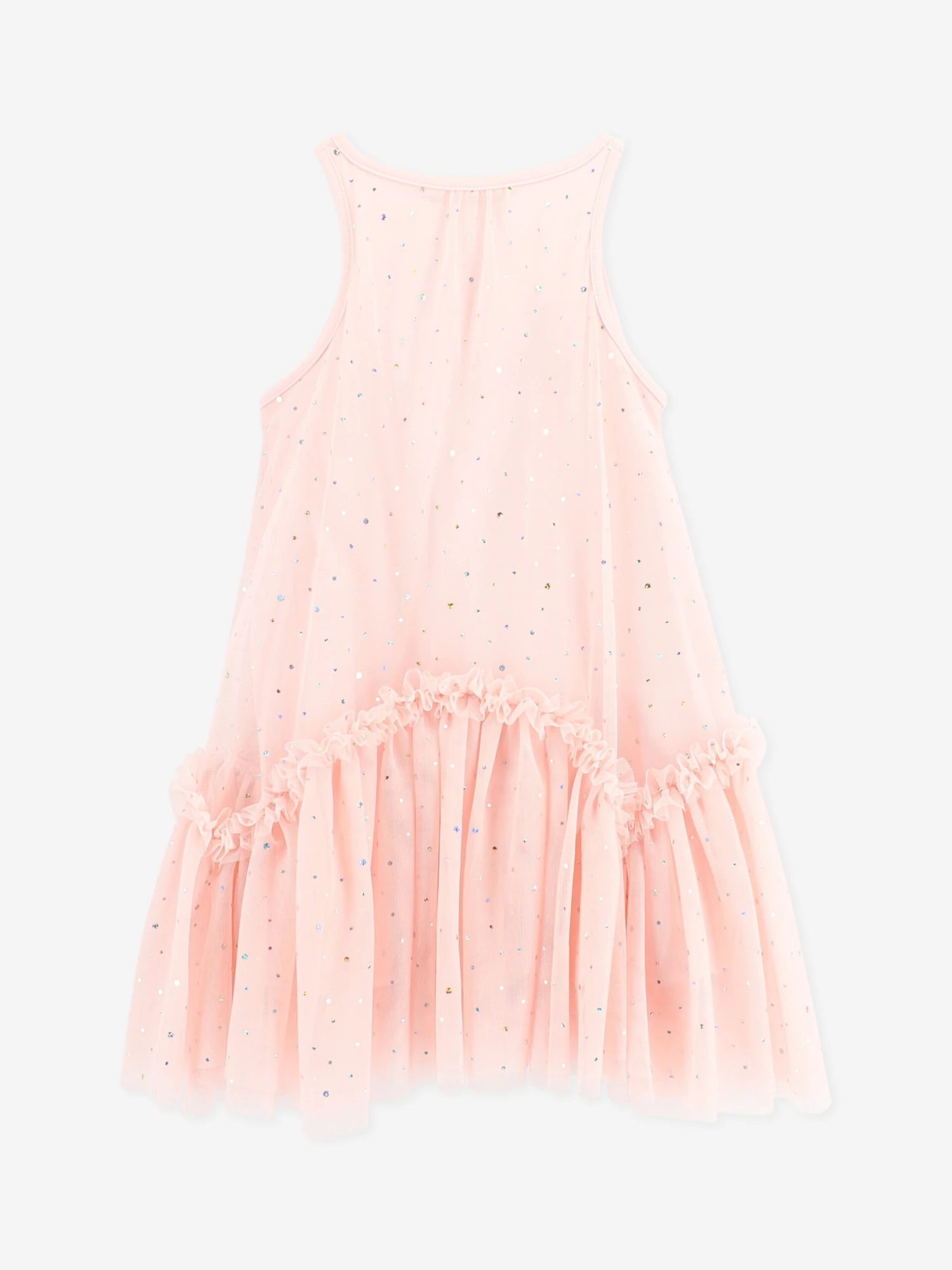 Girls Martine Sparkle Dress In Pink 3 Girls Martine Sparkle Dress In Pink - Image 3
