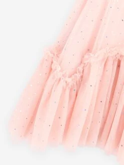 Girls Martine Sparkle Dress In Pink 9 Girls Martine Sparkle Dress In Pink -Childrens Clothing Store ANGS4033 PINK 5