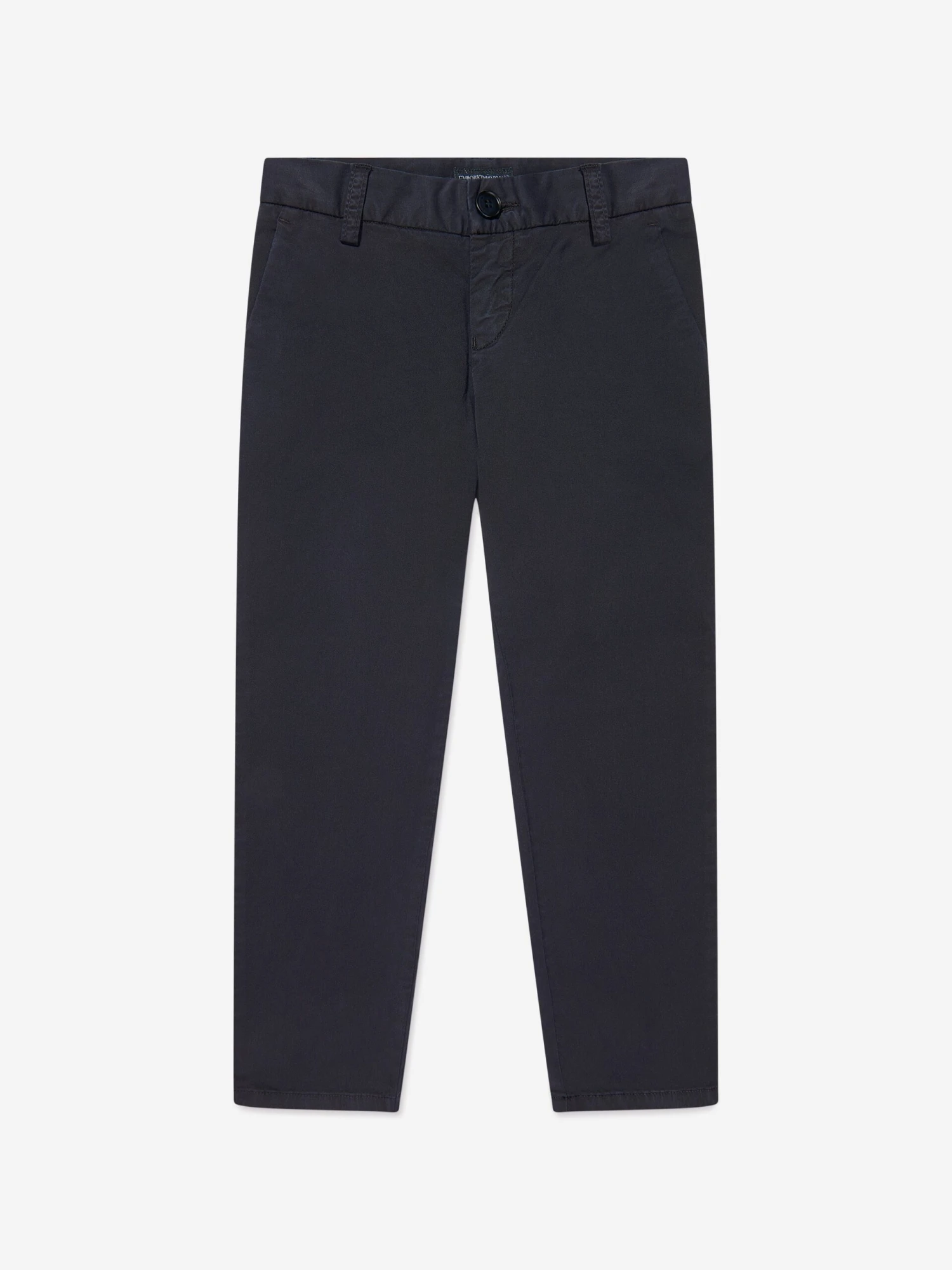 Emporio Armani Boys Branded Trousers In Navy 1 Emporio Armani Boys Branded Trousers In Navy