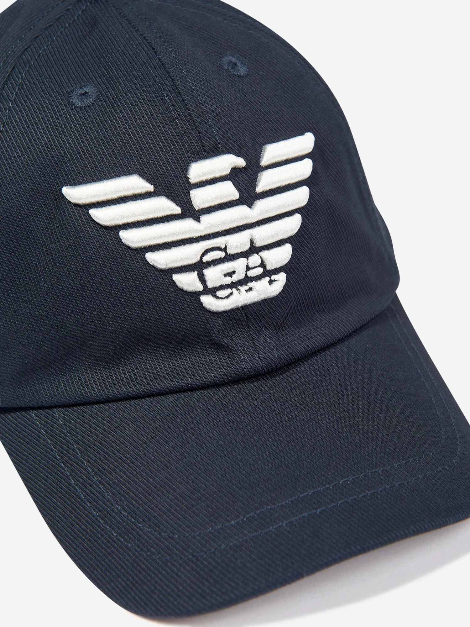 Emporio Armani Boys Logo Cap In Navy 3 Emporio Armani Boys Logo Cap In Navy - Image 3