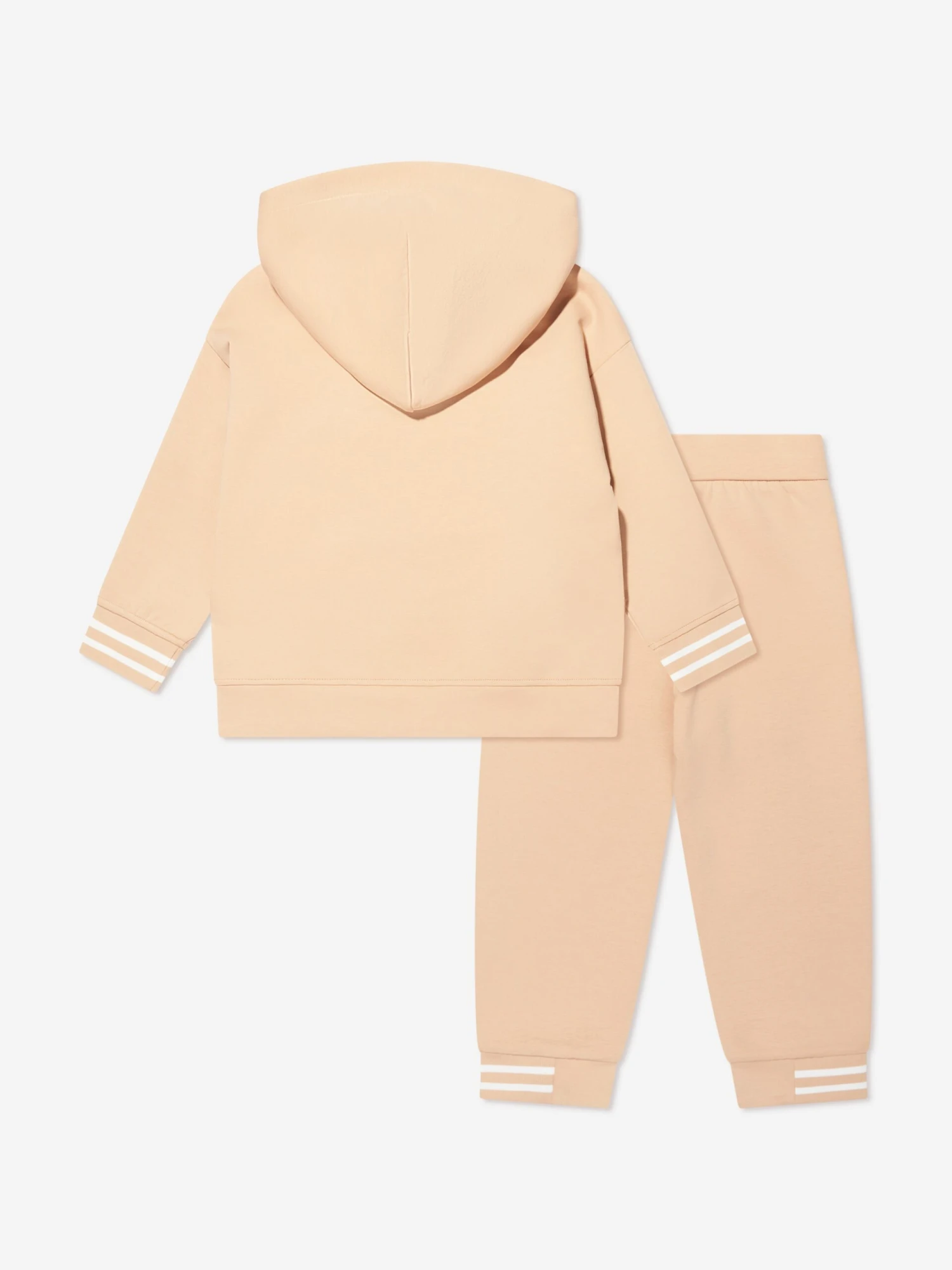 Emporio Armani Kids Logo Tracksuit In Beige 3 Emporio Armani Kids Logo Tracksuit In Beige - Image 3