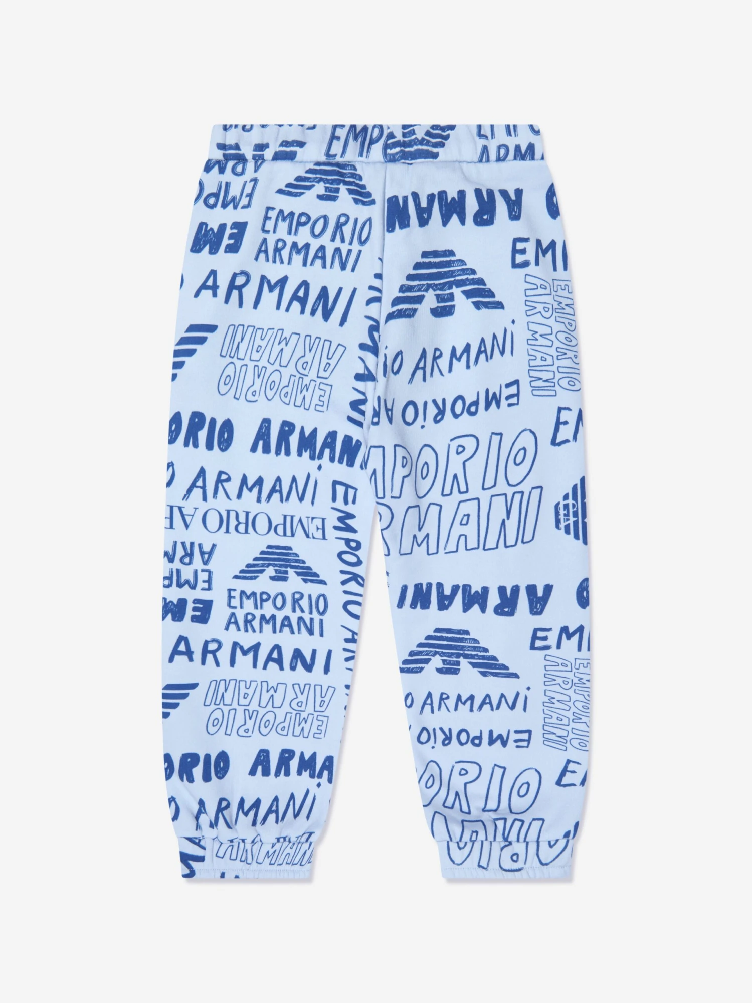 Emporio Armani Boys Logo Print Joggers In Multicolour 2 Emporio Armani Boys Logo Print Joggers In Multicolour - Image 2