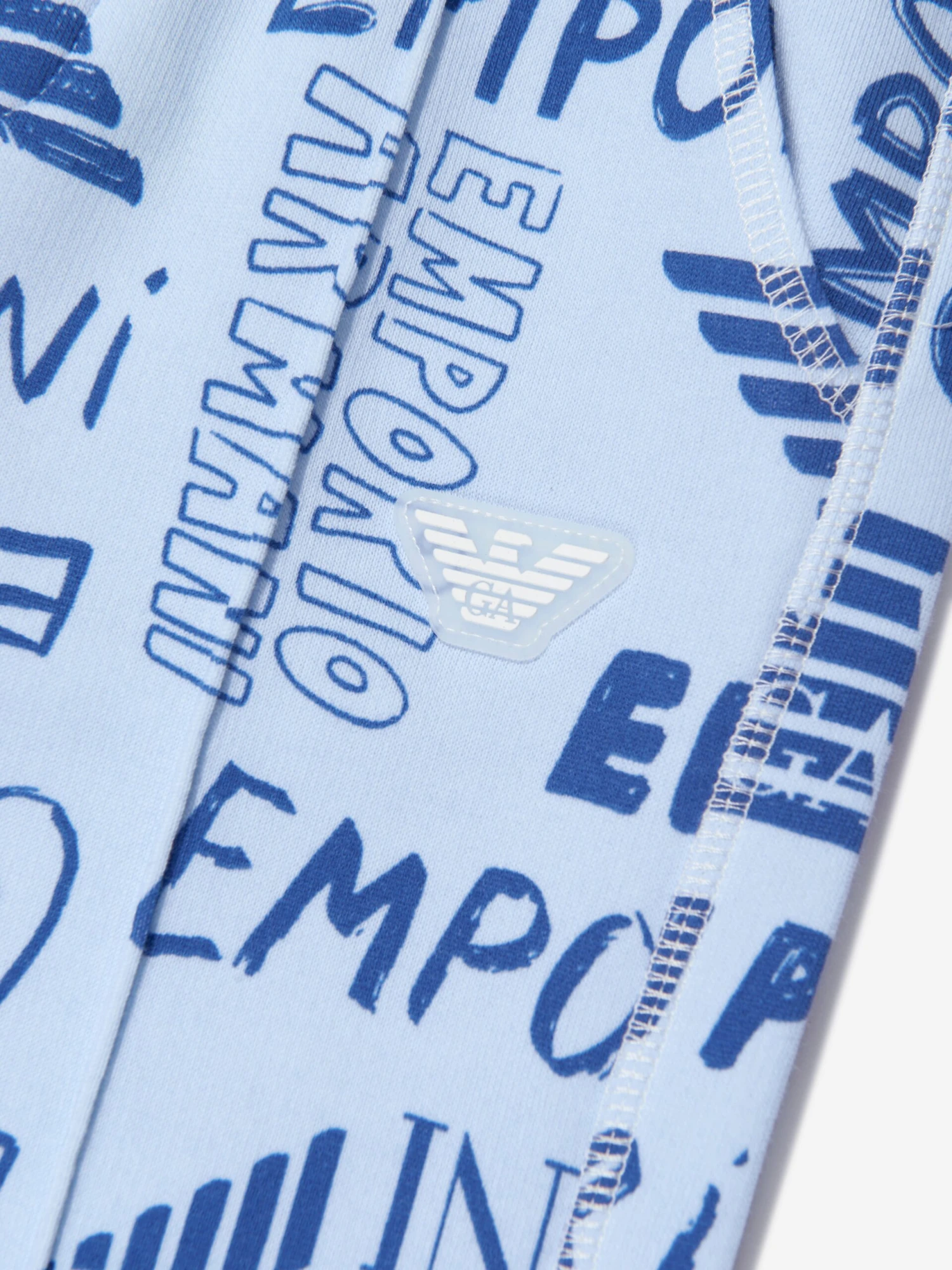 Emporio Armani Boys Logo Print Joggers In Multicolour 3 Emporio Armani Boys Logo Print Joggers In Multicolour - Image 3