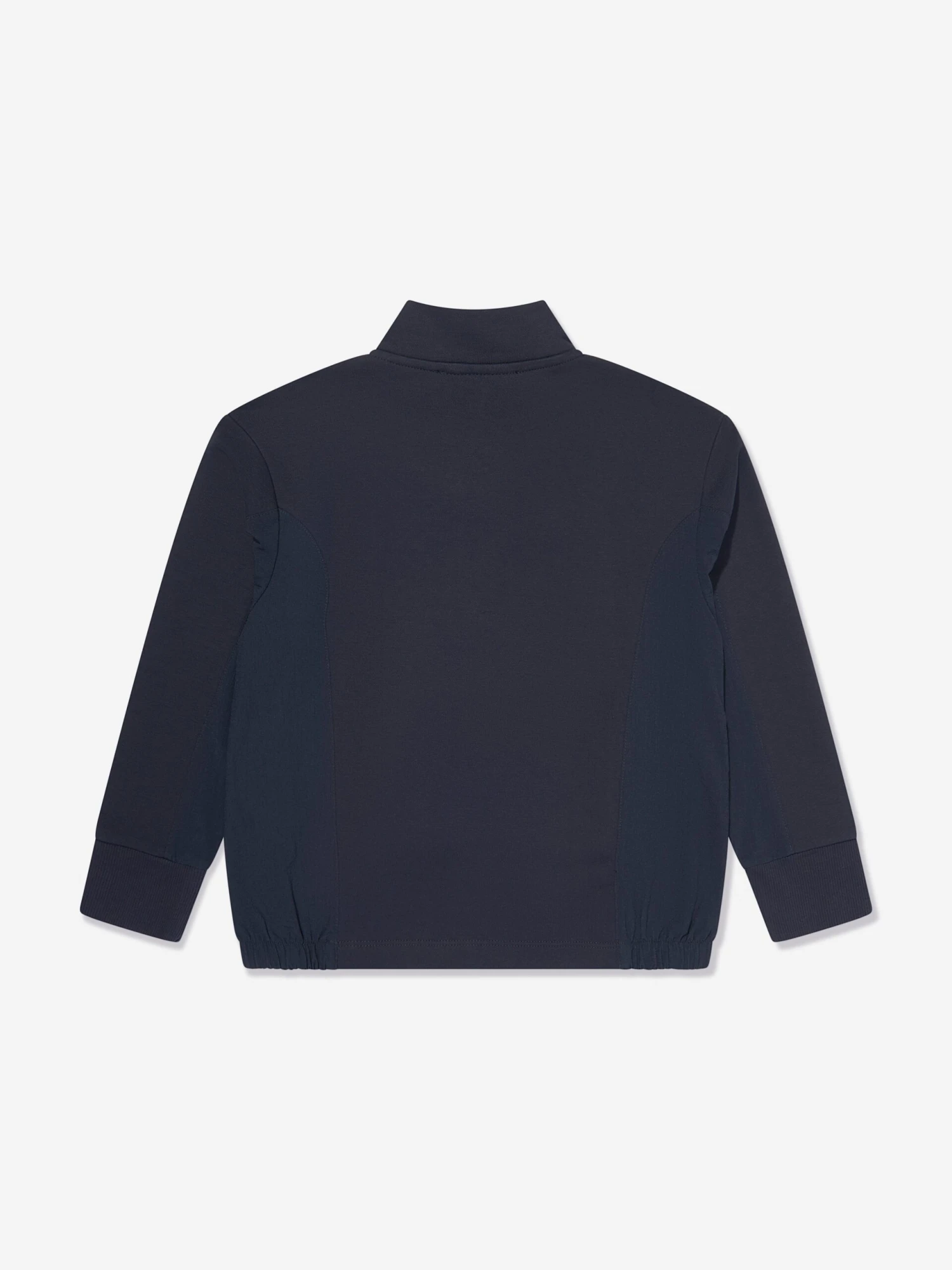 Emporio Armani Boys Half Zip Sweatshirt In Navy 2 Emporio Armani Boys Half Zip Sweatshirt In Navy - Image 2