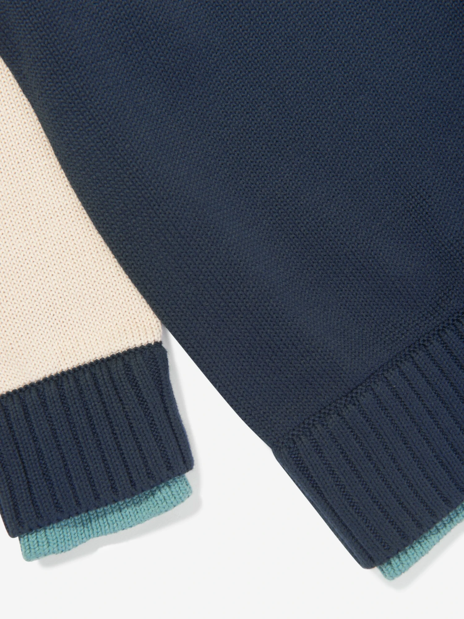 Emporio Armani Boys Logo Jumper In Navy 4 Emporio Armani Boys Logo Jumper In Navy - Image 4