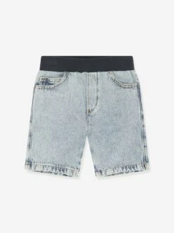 Emporio Armani Baby Boys Denim Pull On Shorts In Blue