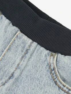 Emporio Armani Baby Boys Denim Pull On Shorts In Blue 6 Emporio Armani Baby Boys Denim Pull On Shorts In Blue -Childrens Clothing Store ARMS4136 BLUE 3