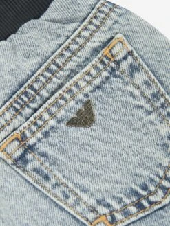 Emporio Armani Baby Boys Denim Pull On Shorts In Blue 7 Emporio Armani Baby Boys Denim Pull On Shorts In Blue -Childrens Clothing Store ARMS4136 BLUE 4