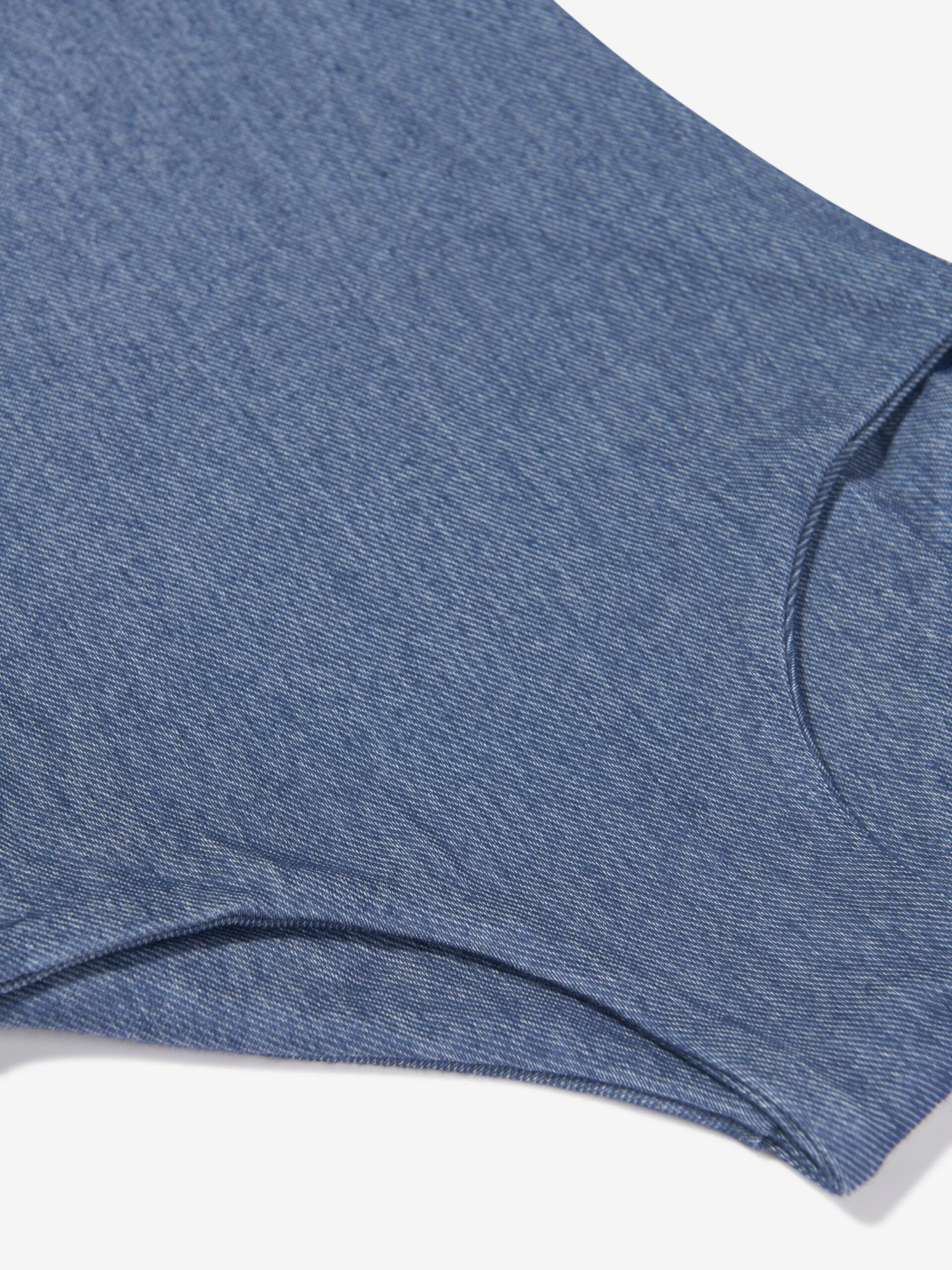 Girls Denim Look Halterneck Swimsuit In Blue 5 Girls Denim Look Halterneck Swimsuit In Blue - Image 5