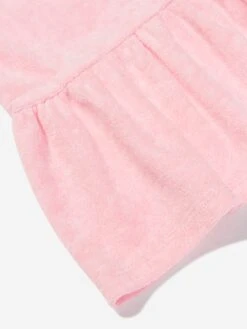 Girls Towelling Mini Dress In Pink 9 Girls Towelling Mini Dress In Pink -Childrens Clothing Store AYAA3006 PINK 5