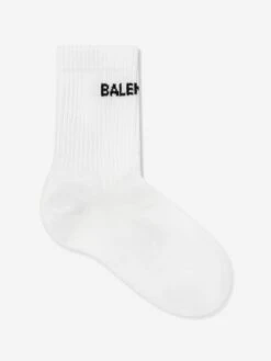 Kids Tennis Socks In White