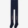 Billieblush Girls Logo Tights In Navy