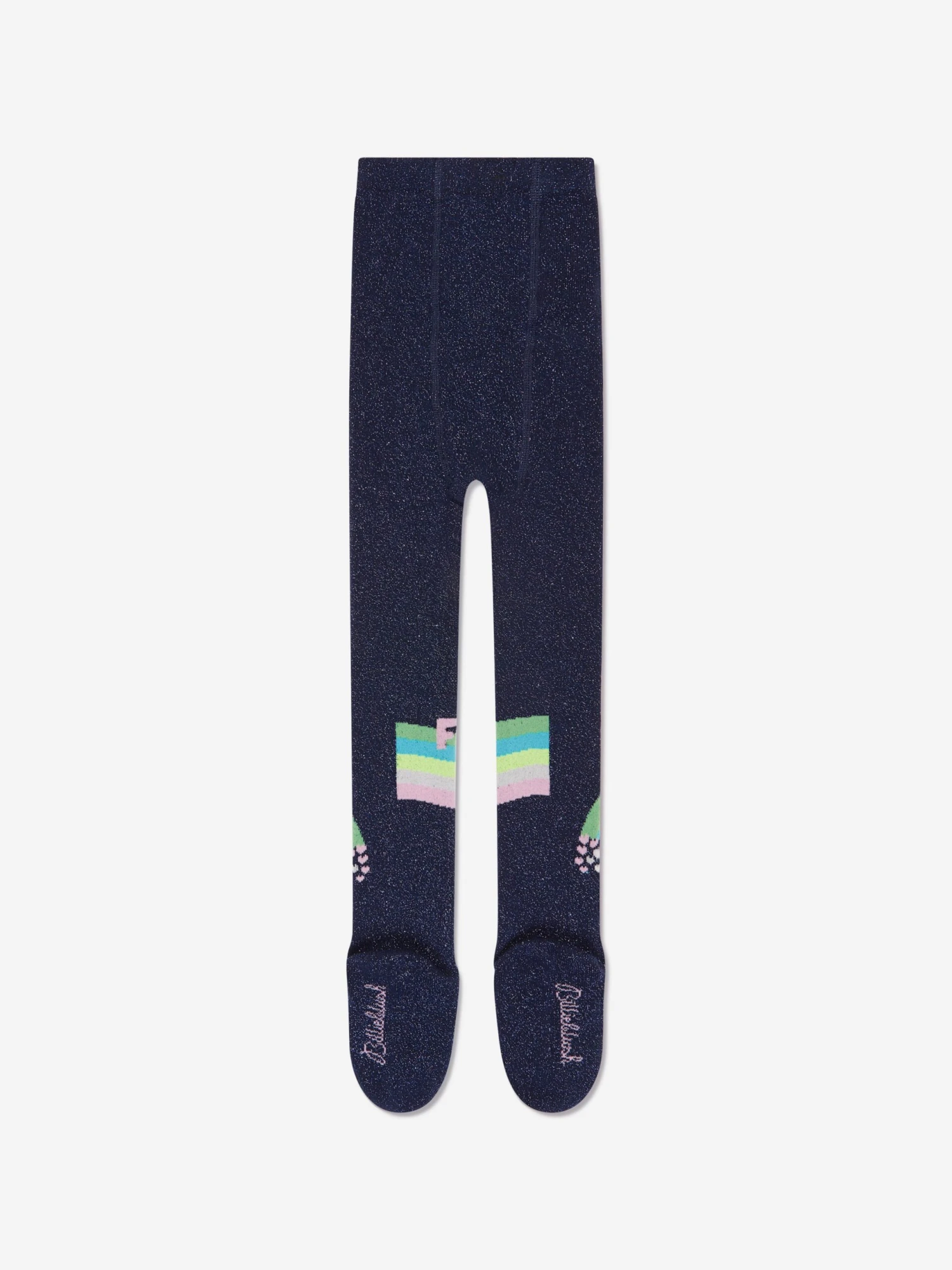 Billieblush Girls Best Friend Tights In Navy 2 Billieblush Girls Best Friend Tights In Navy - Image 2