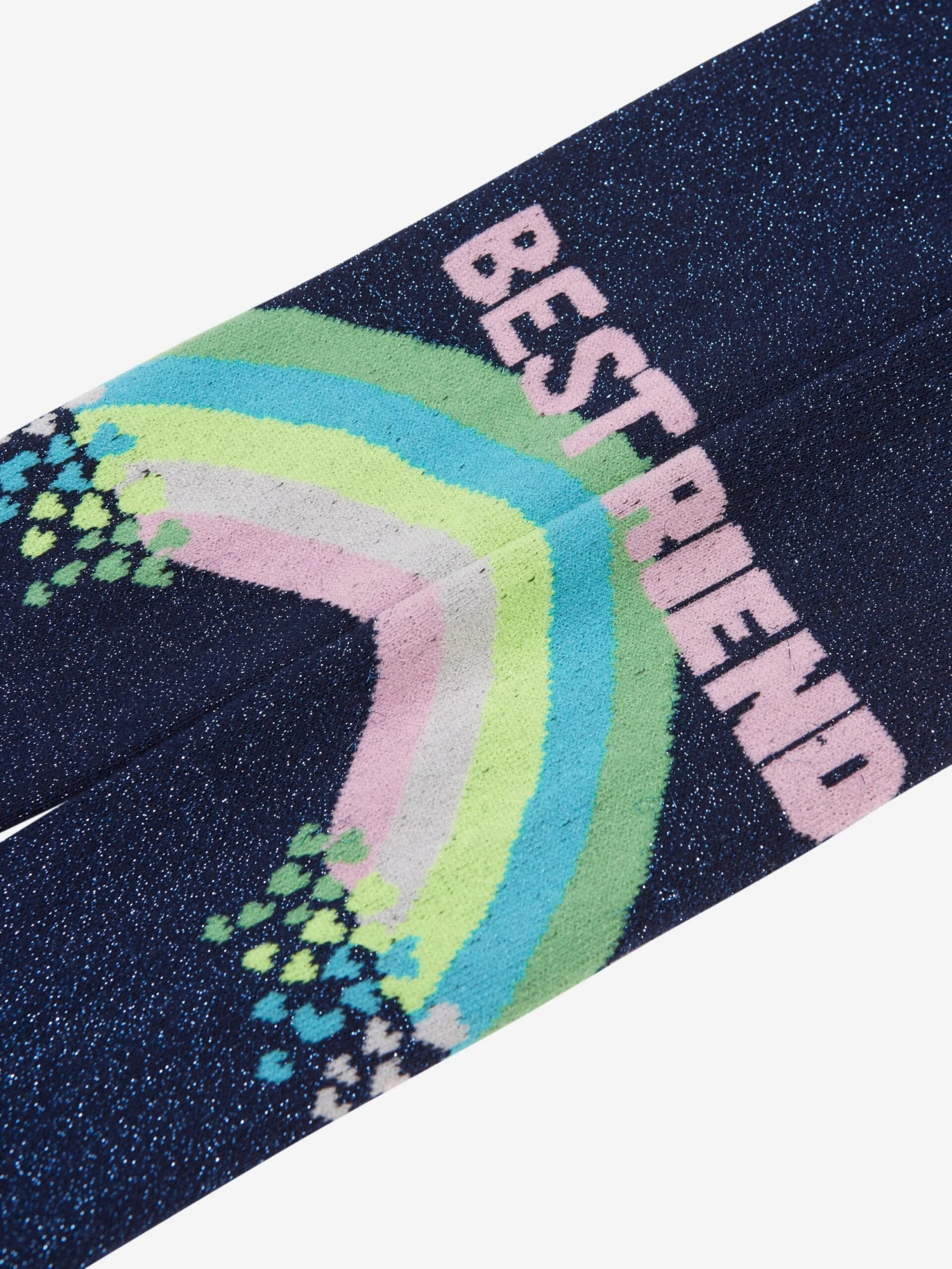 Billieblush Girls Best Friend Tights In Navy 3 Billieblush Girls Best Friend Tights In Navy - Image 3