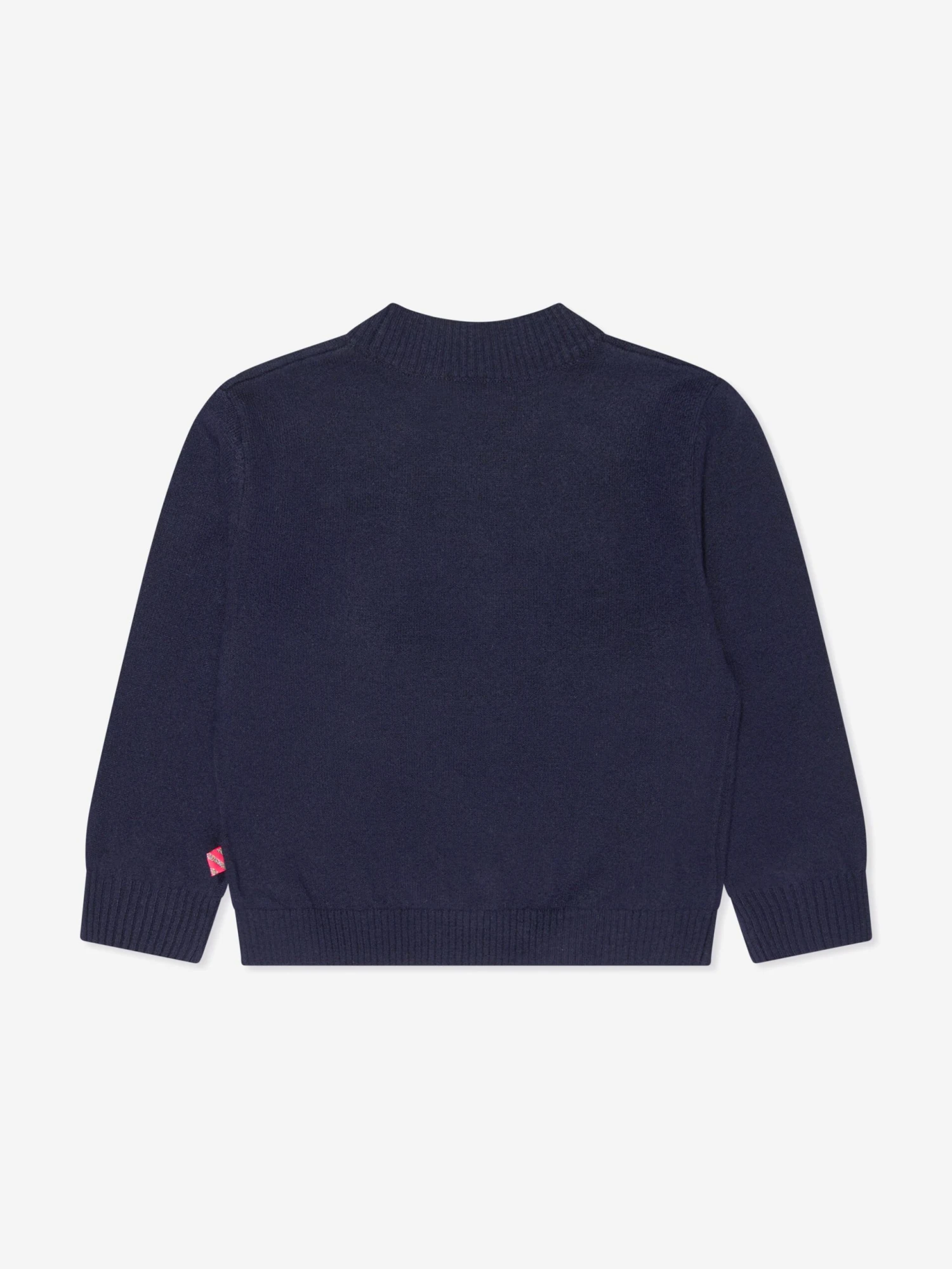 Billieblush Girls Knitted Jumper In Navy 2 Billieblush Girls Knitted Jumper In Navy - Image 2