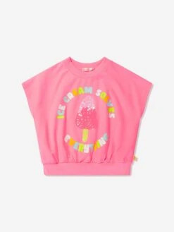 Billieblush Girls Ice Cream Sweatshirt In Pink