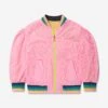 Billieblush Girls Bomber Jacket In Pink