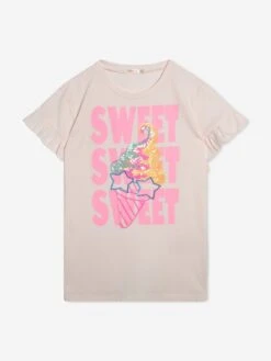 Billieblush Girls T-Shirt Dress In Pink