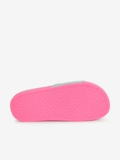 Billieblush Girls Irridescent Sliders In Pink 7 Billieblush Girls Irridescent Sliders In Pink -Childrens Clothing Store BILS4090 WHITE 6