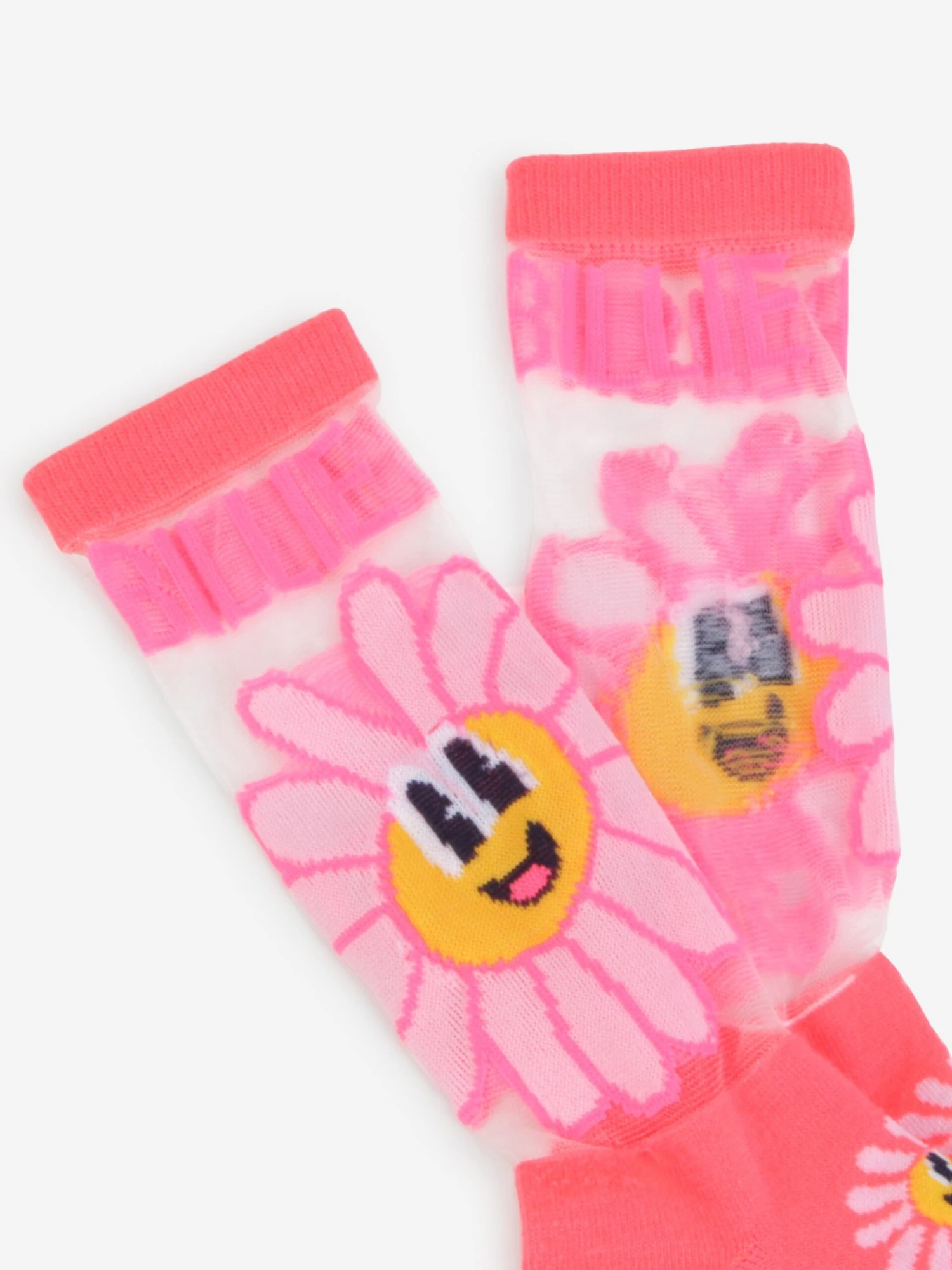 Billieblush Girls Flower Socks In Pink 3 Billieblush Girls Flower Socks In Pink - Image 3