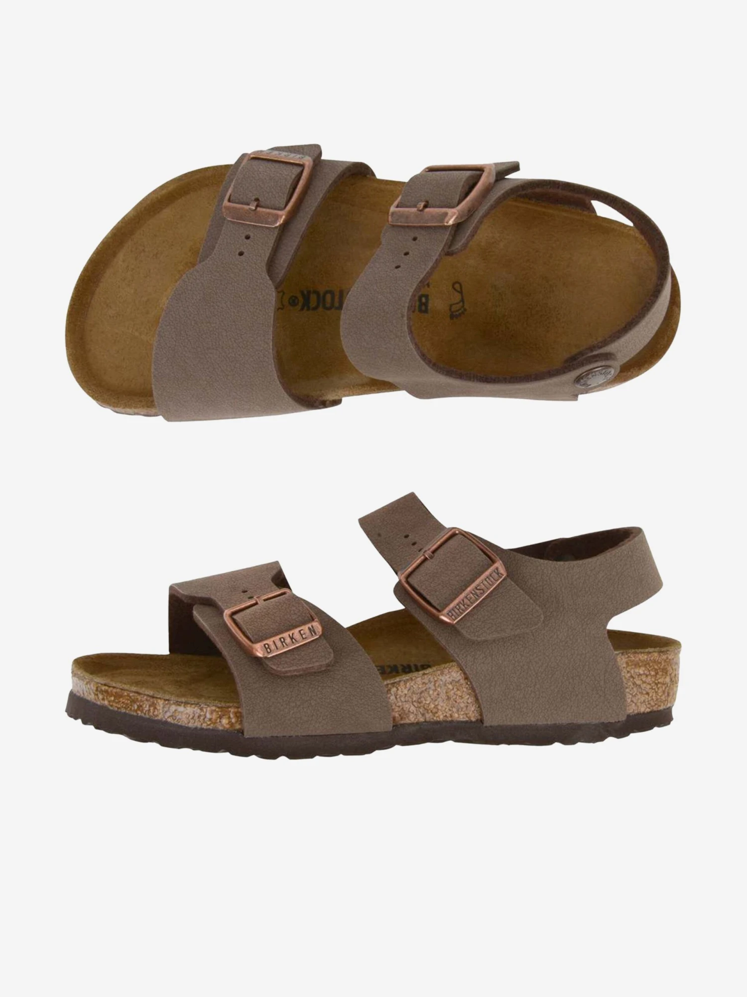 Birkenstock Mocha New York Kids Sandals 4 Birkenstock Mocha New York Kids Sandals - Image 4