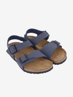 Birkenstock Boys New York Sandals In Navy -Childrens Clothing Store BIRN0001 NAVY 2