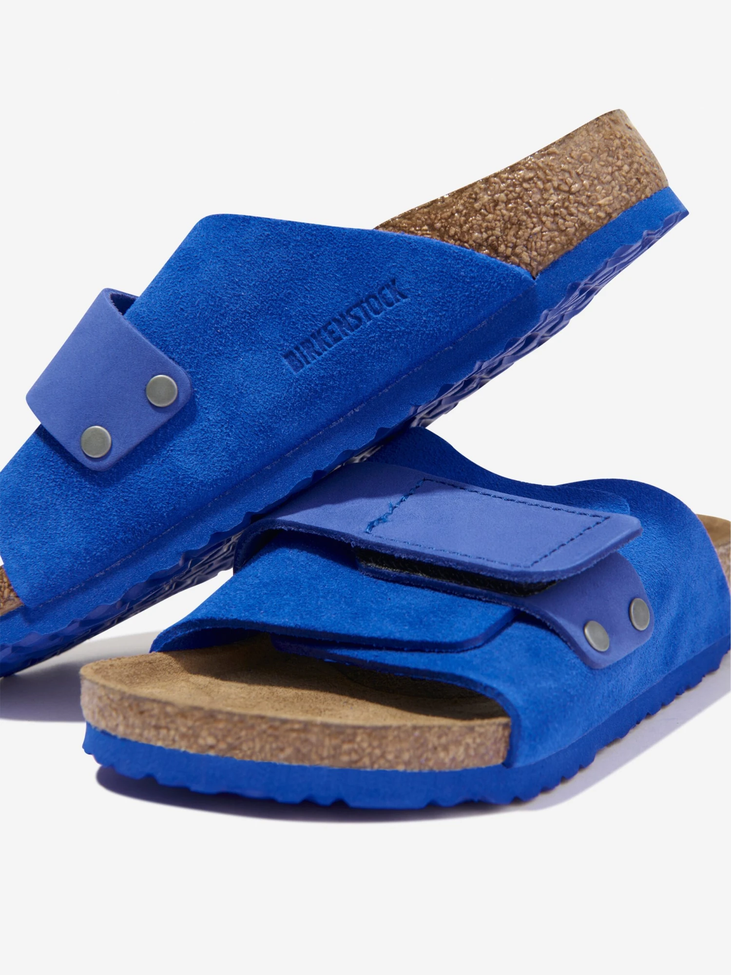 Birkenstock Kids Kyoto Sandals In Blue 3 Birkenstock Kids Kyoto Sandals In Blue - Image 3