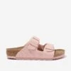 Birkenstock Girls Arizona TEX Canvas Sandals In Pink