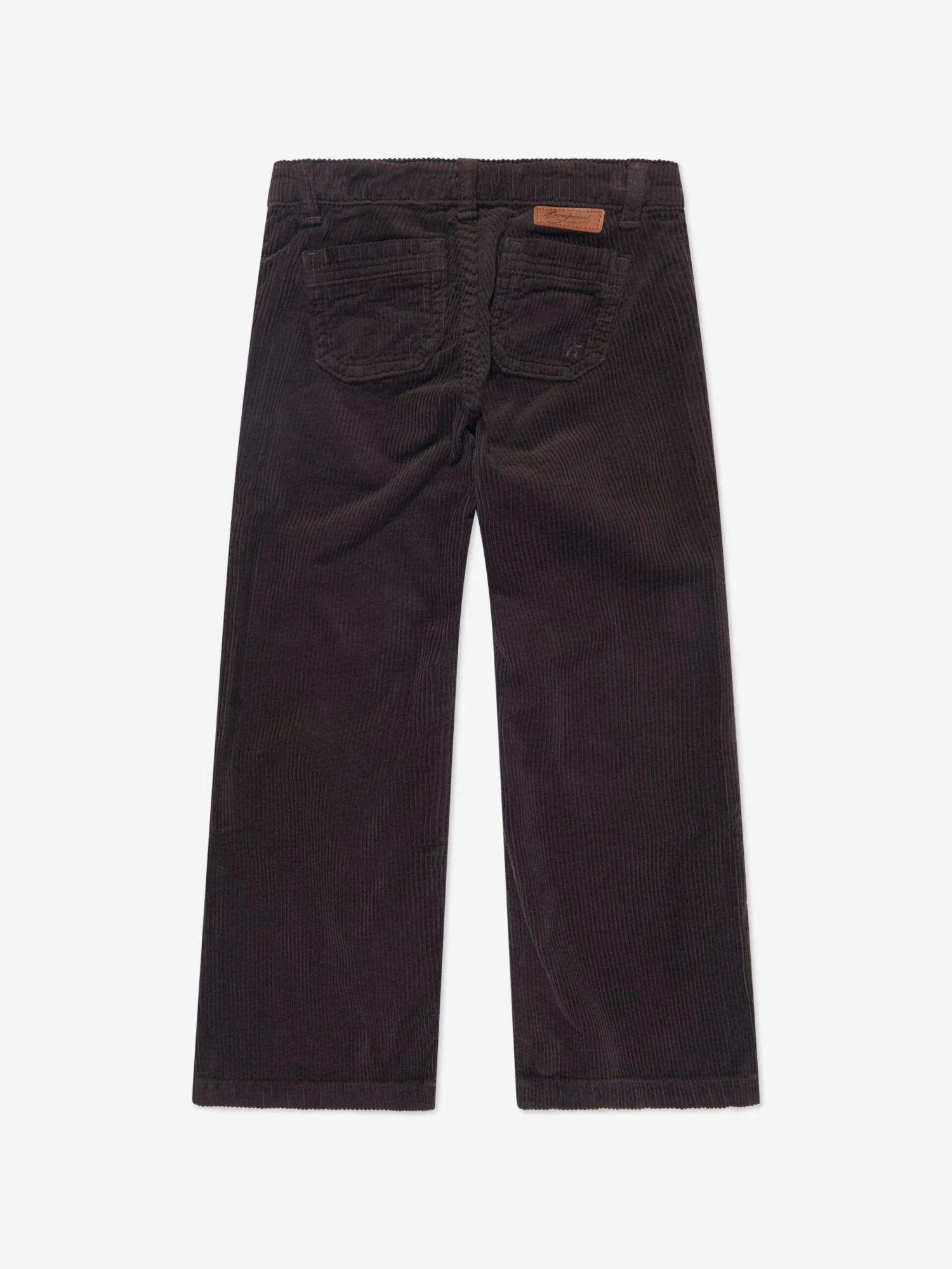 BONPOINT Girls Junon Wide Leg Trousers In Brown 2 BONPOINT Girls Junon Wide Leg Trousers In Brown - Image 2