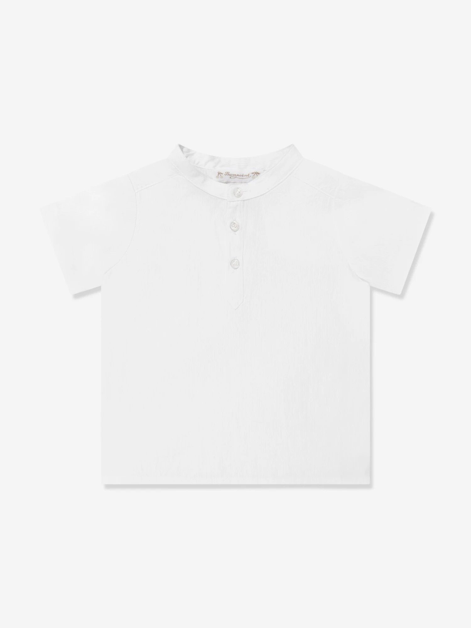 BONPOINT Baby Boys Cesari Shirt In White 1 BONPOINT Baby Boys Cesari Shirt In White