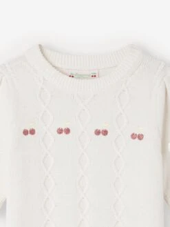 BONPOINT Girls Alphonza Jumper In White 11 BONPOINT Girls Alphonza Jumper In White -Childrens Clothing Store BONS4114 UPB BLANC LAIT 3