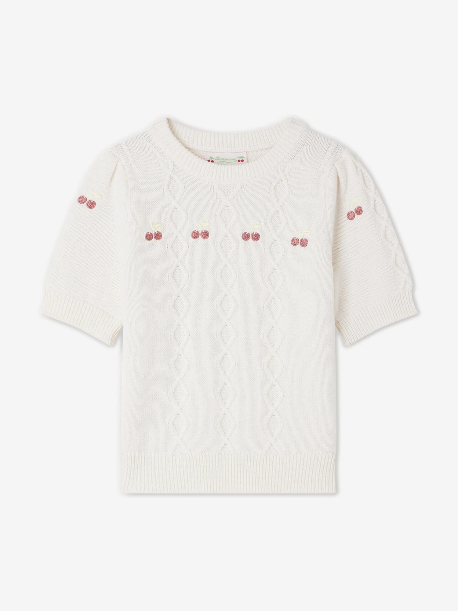 BONPOINT Girls Alphonza Jumper In White 1 BONPOINT Girls Alphonza Jumper In White