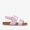 BONPOINT Girls Agostino Leather Sandals In Pink
