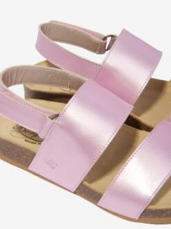 BONPOINT Girls Agostino Leather Sandals In Pink -Childrens Clothing Store BONS4125 MAKE UP 3