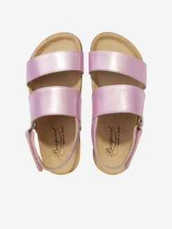 BONPOINT Girls Agostino Leather Sandals In Pink -Childrens Clothing Store BONS4125 MAKE UP 4
