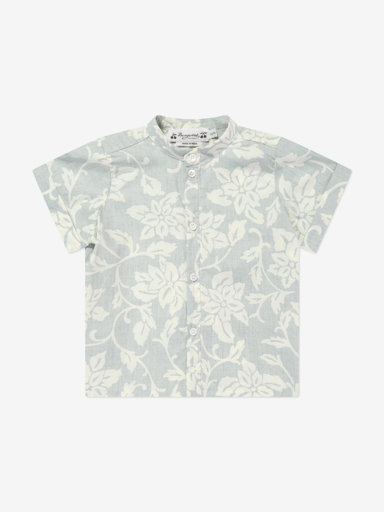 BONPOINT Baby Boys Calum Shirt In Green 1 BONPOINT Baby Boys Calum Shirt In Green