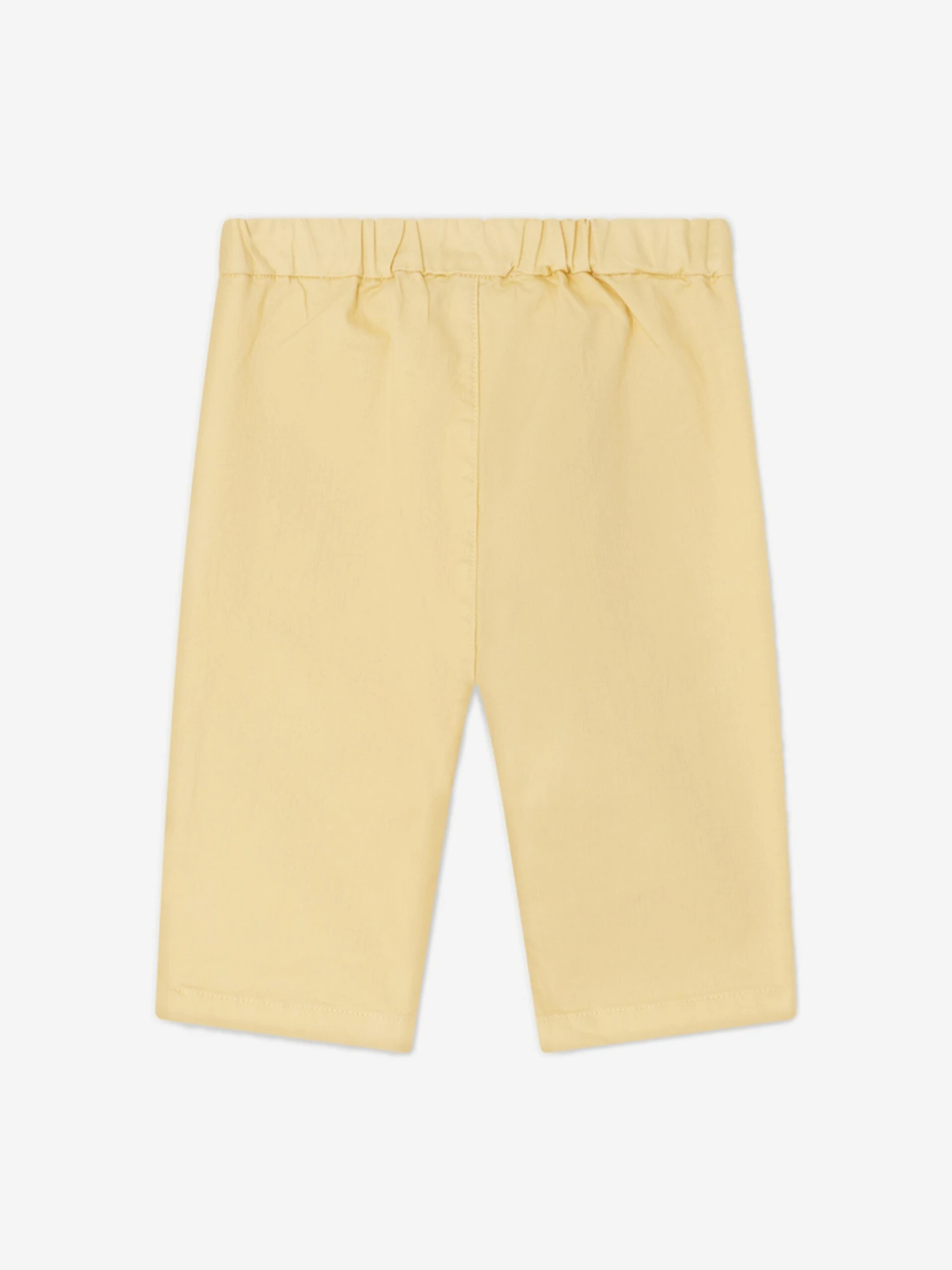 BONPOINT Baby Cotton Trousers In Yellow 2 BONPOINT Baby Cotton Trousers In Yellow - Image 2