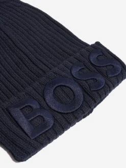 Boss Boys Pull On Hat In Navy 6 Boss Boys Pull On Hat In Navy -Childrens Clothing Store BOSA3068 849 3