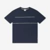Boss Boys Embroidered Logo T-Shirt In Navy