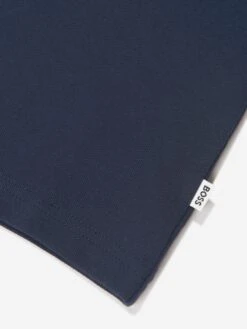 Boss Boys Embroidered Logo T-Shirt In Navy -Childrens Clothing Store BOSS4135 NAVY 4